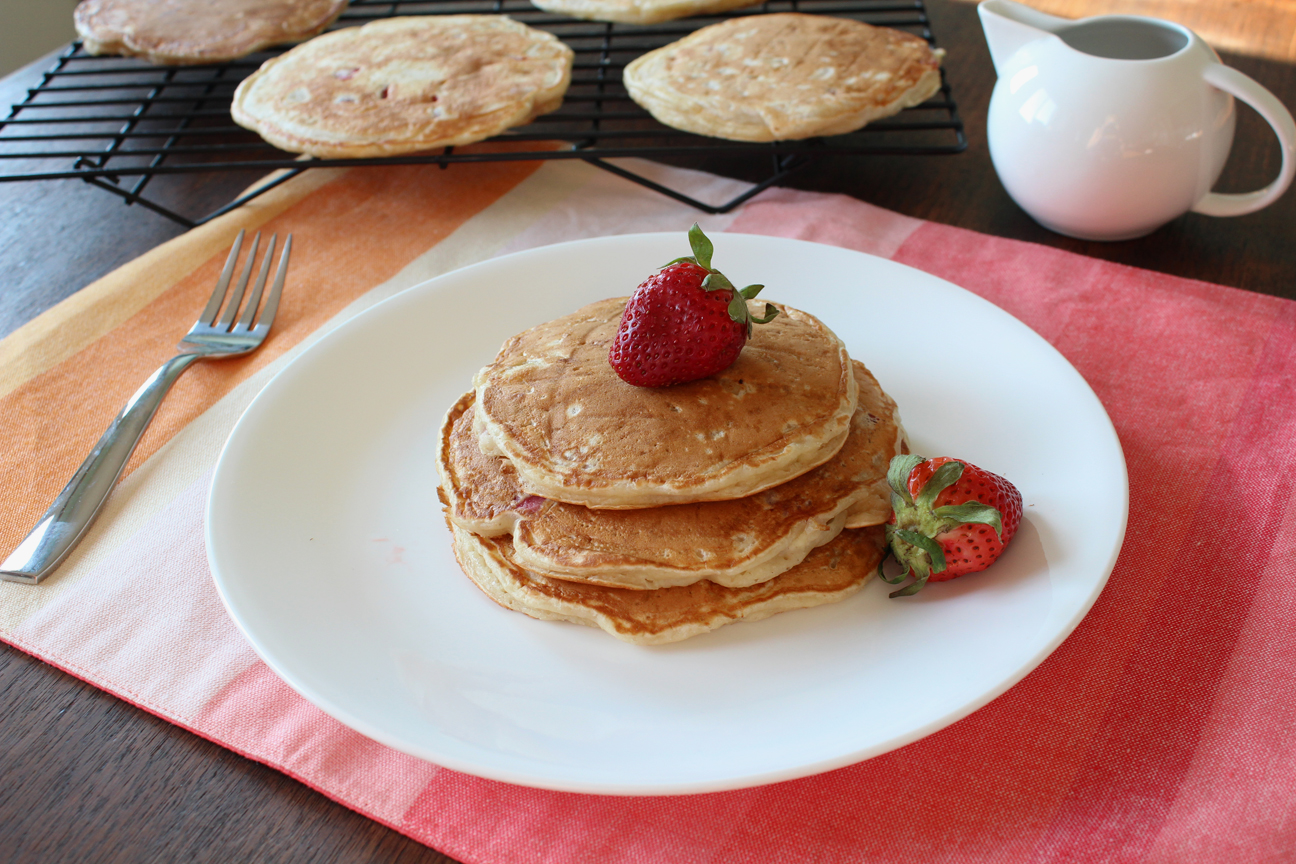 Strawberry Banana Pancakes