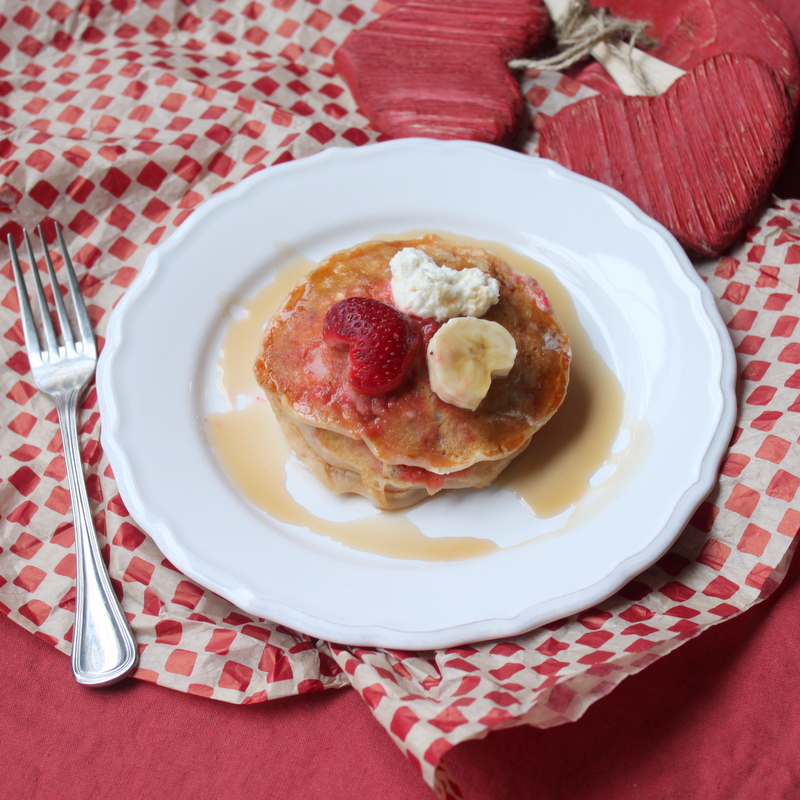 Strawberry Banana Pancakes