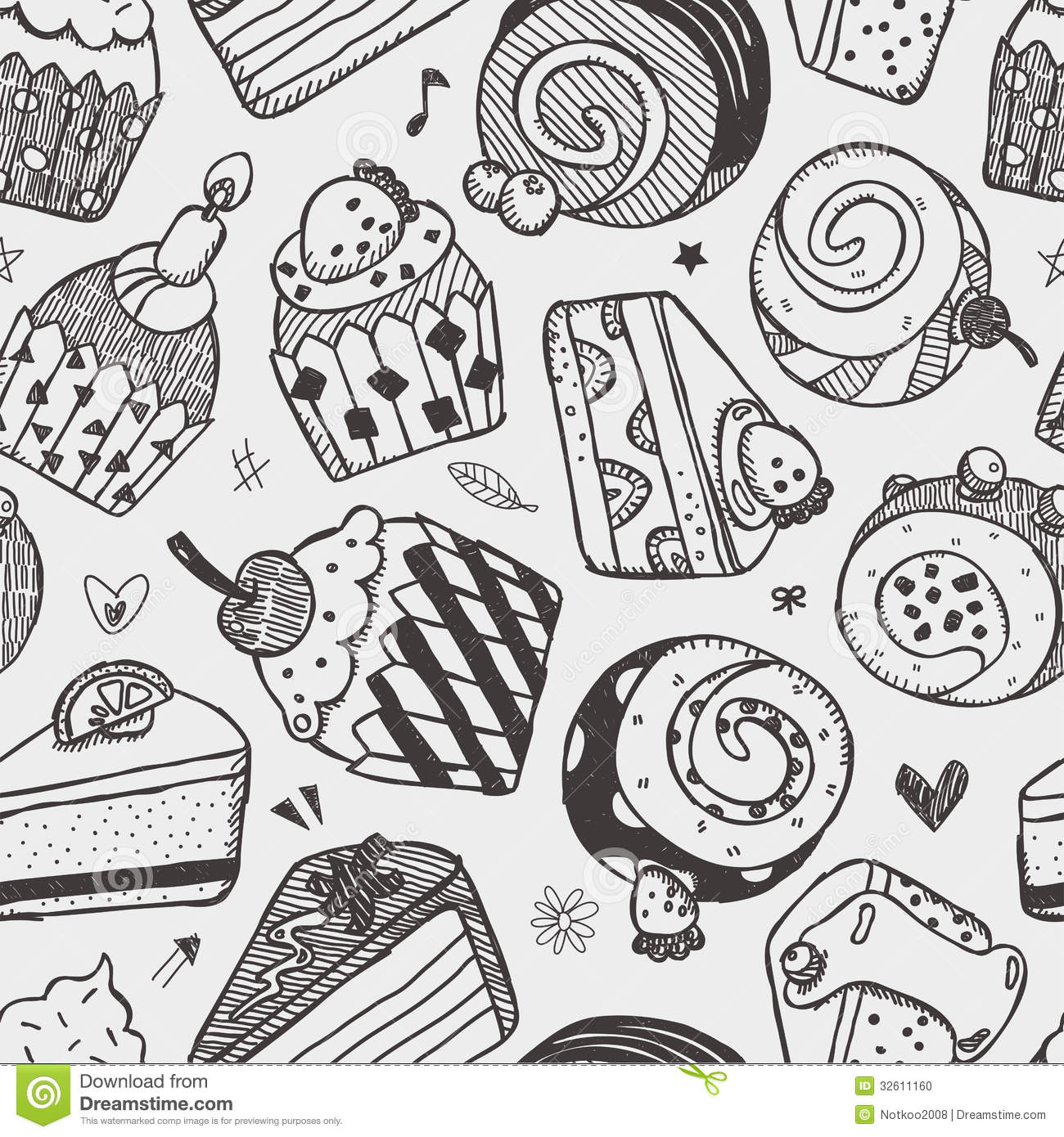 Vector Cake Pattern