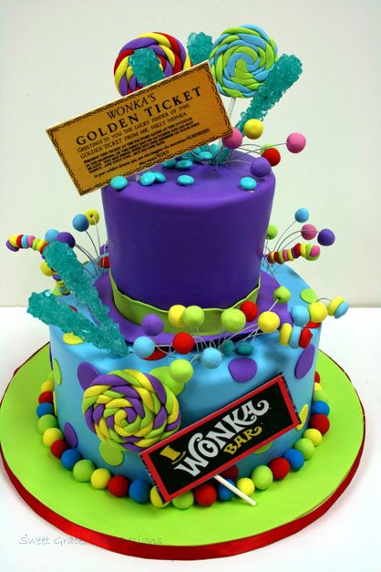 Willy Wonka Birthday Cake