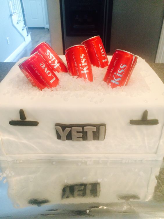 Yeti Cooler Cake