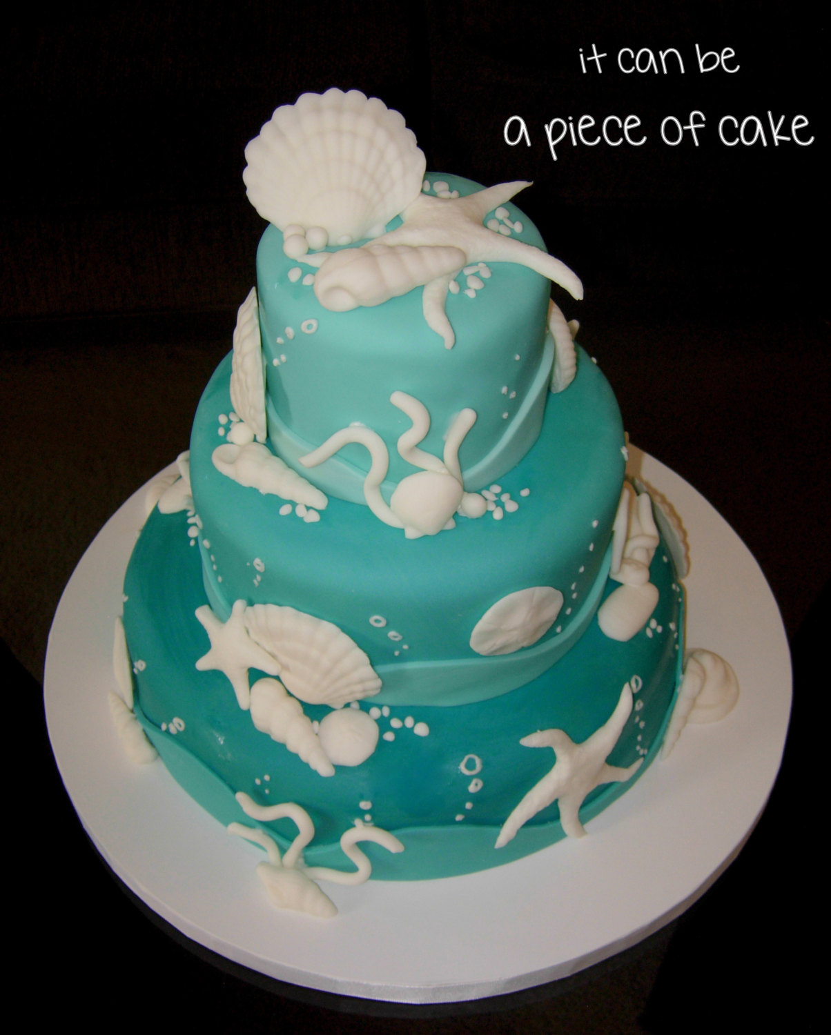 Beach Theme Wedding Cake Decorations