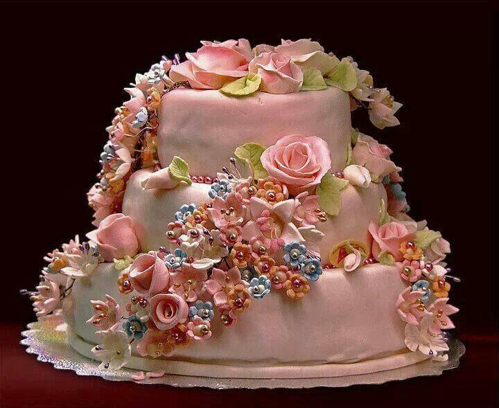 Beautifully Decorated Cake