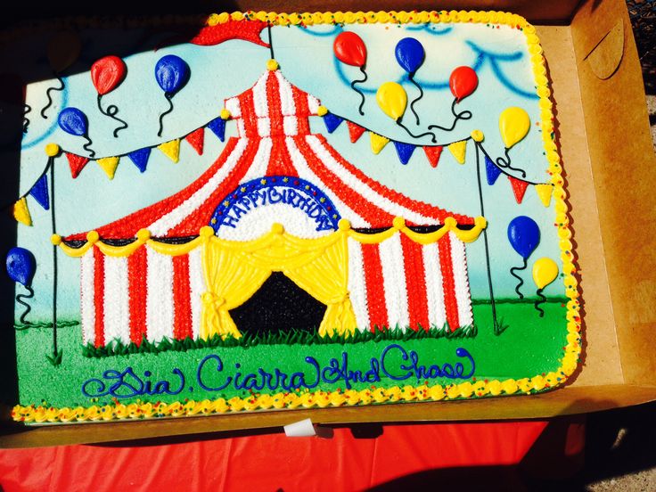 10 Photos of Best Carnival Sheet Cakes