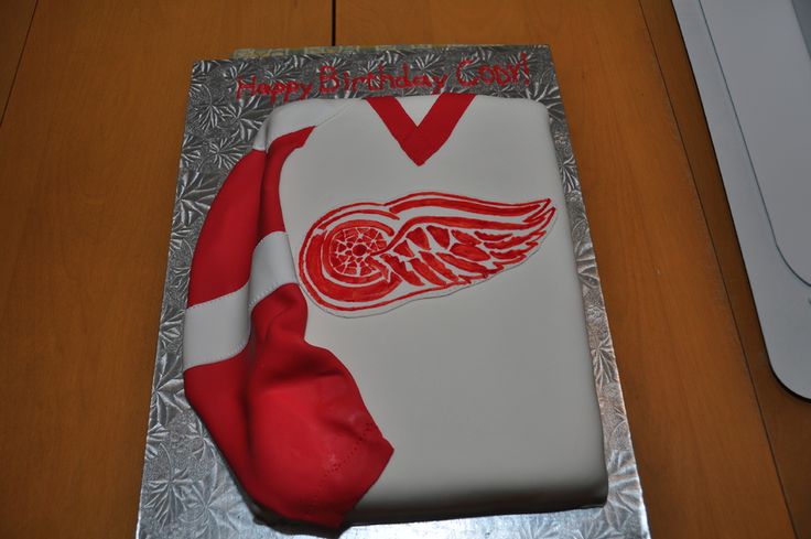 Detroit Red Wings Birthday Cake