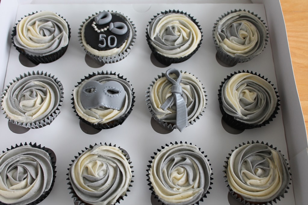 9 Happy Birthday Fifty Shades Of Grey Cupcakes Photo Fifty