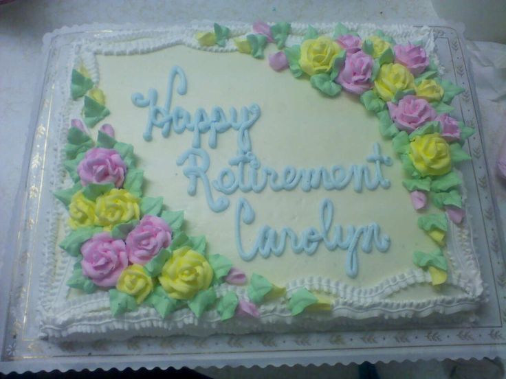 Happy Retirement Cake Ideas