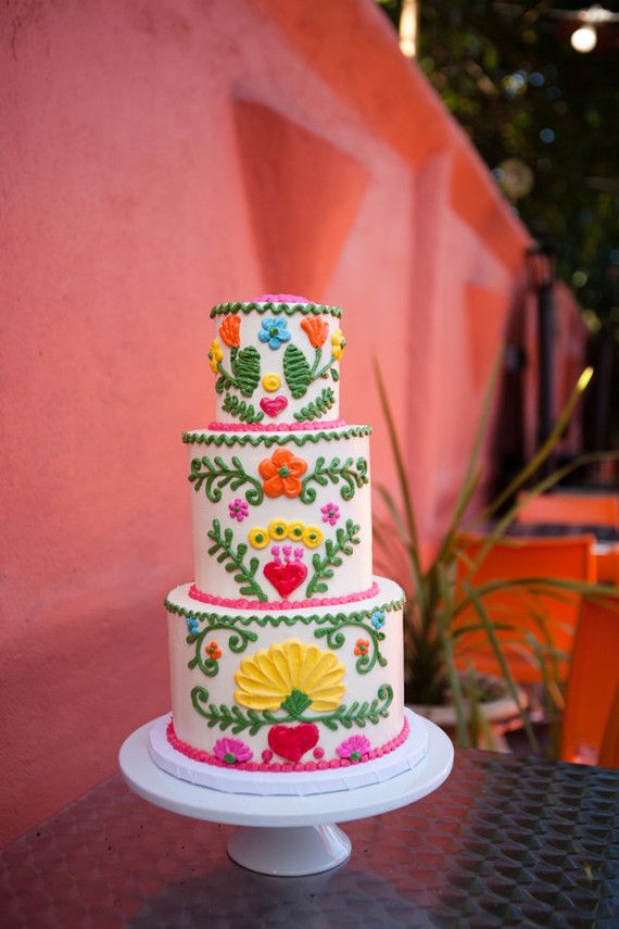 Mexican Fiesta Birthday Party Cake Ideas