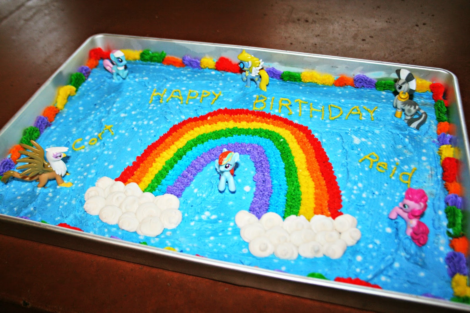 My Little Pony Sheet Cake