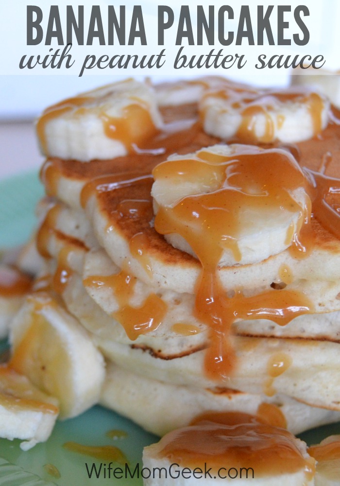 Peanut Butter Banana Pancakes