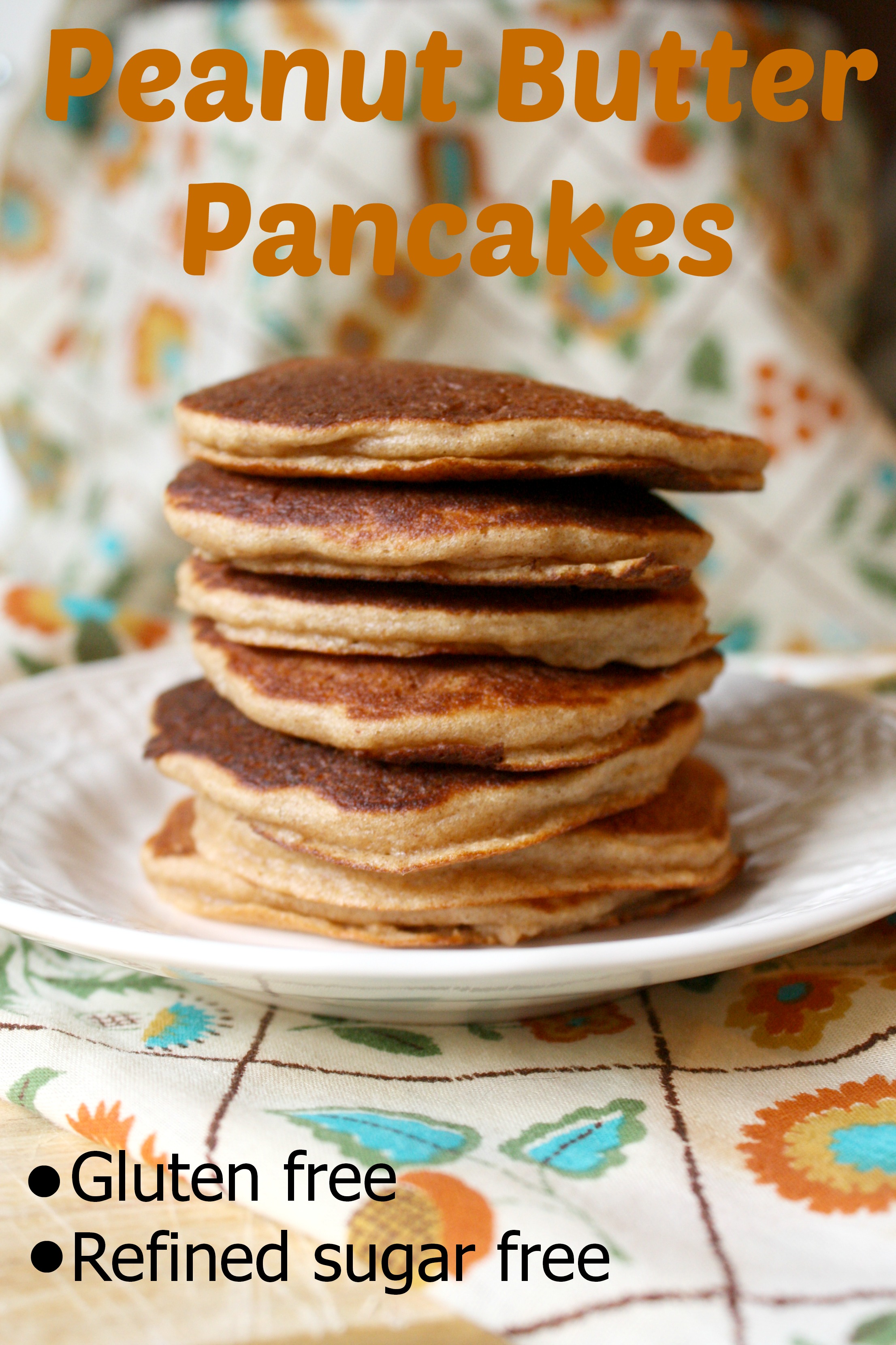 Peanut Butter Gluten Free Pancakes