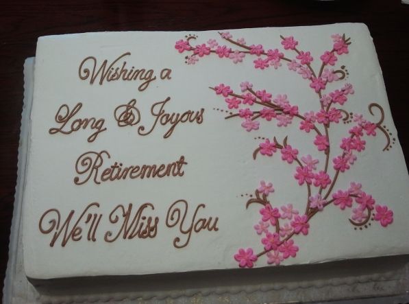 10 Photos of Retirement Sheet Cakes Decorated