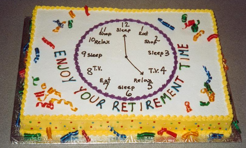 9 Unique Birthday Cakes For Retirement Photo Cupcake Retirement