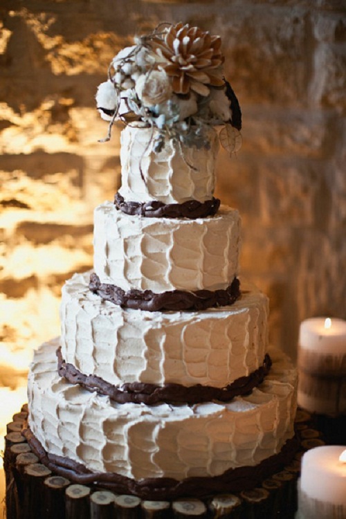 11 Simple Wedding Cakes With Country Theme Photo Rustic Country