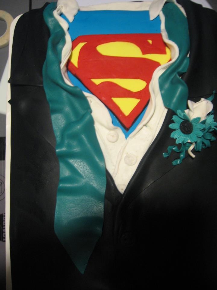 11 Photos of Groomsmen Superman Cakes