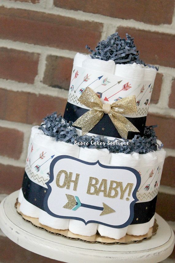 Tribal Arrow Baby Shower Cakes