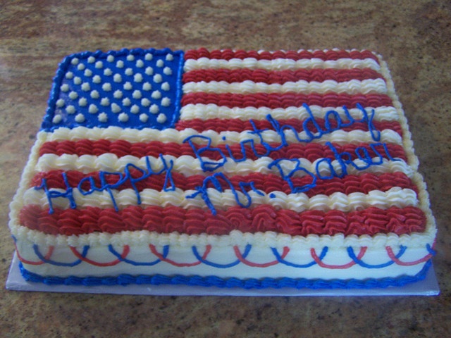 American Flag Cake