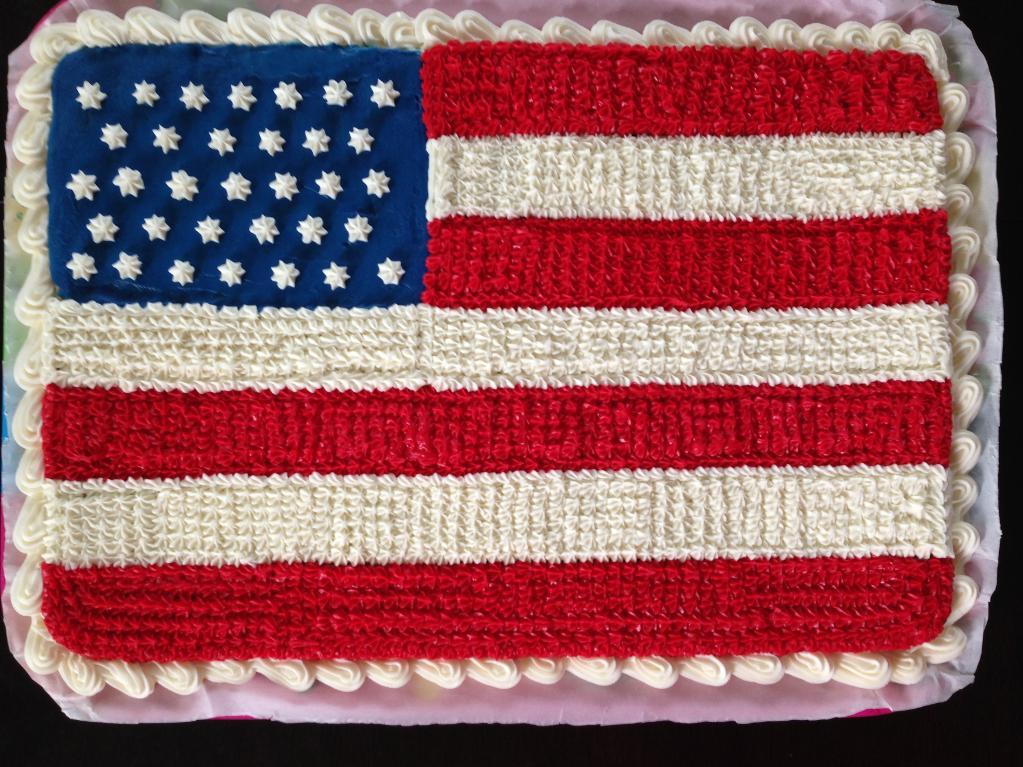 9 Photos of American Flag Full Sheet Cakes