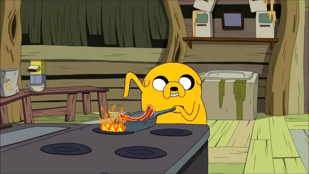 Bacon Pancakes Adventure Time Jake the Dog