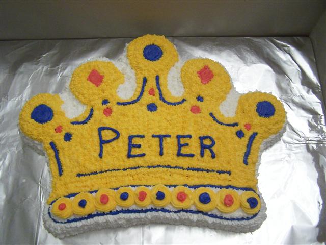 Birthday Cake with Crown