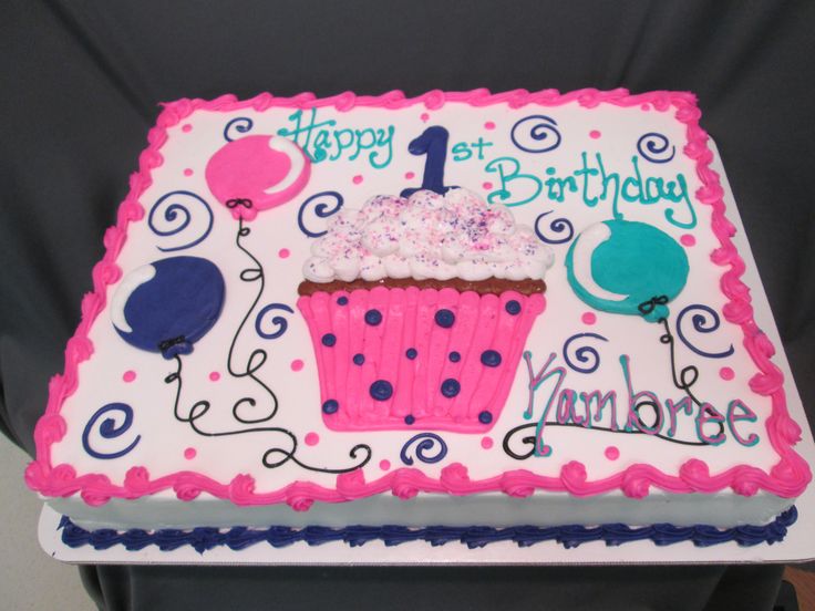 Birthday Sheet Cake Designs