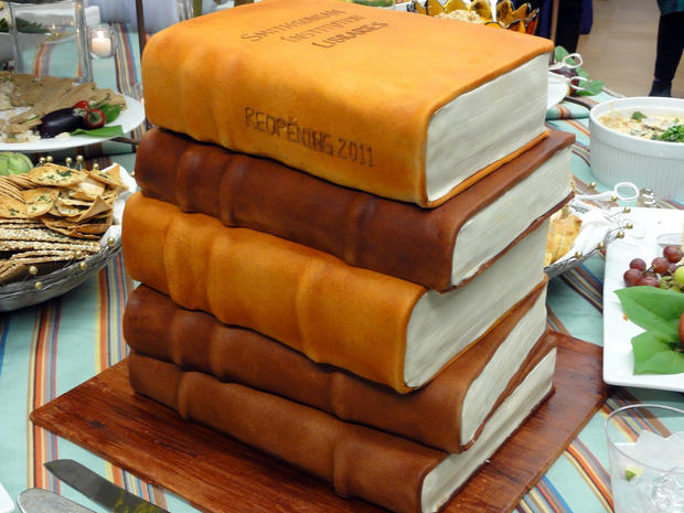 Cakes Shaped Like Books