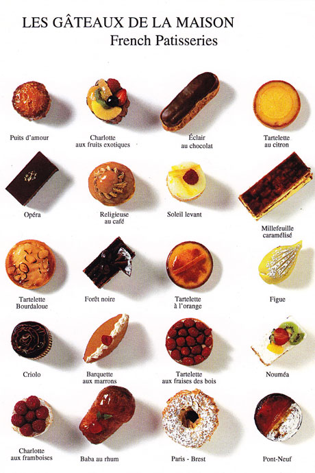 Different Types of French Pastries