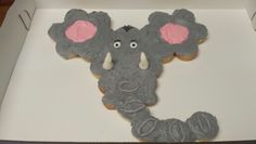 Elephant-Shaped Cupcake Cake