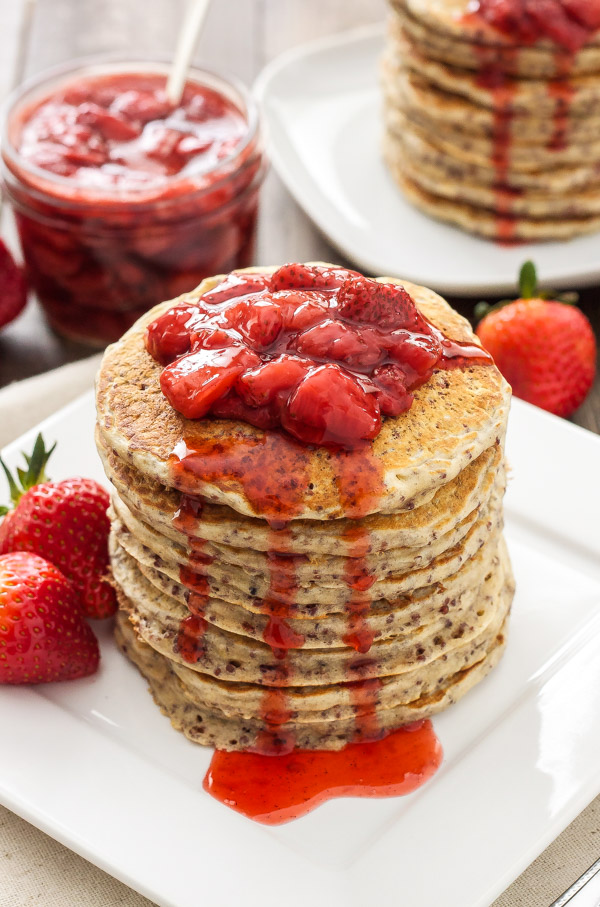 Healthy Recipe for Strawberry Pancakes