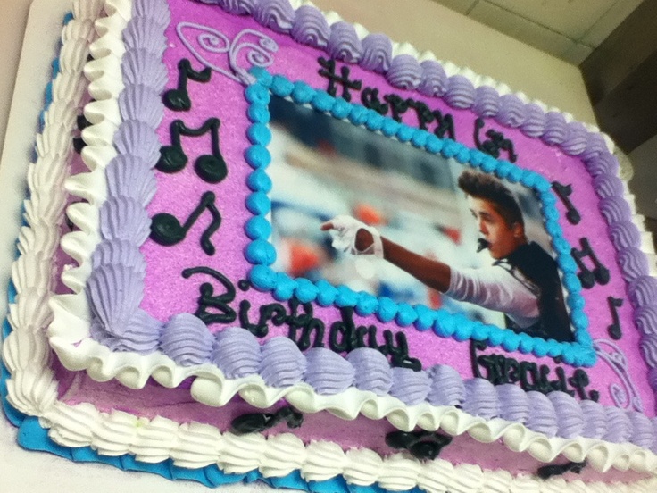 Justin Bieber Birthday Cake