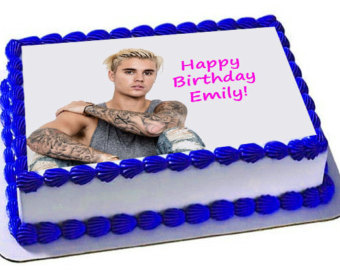 Justin Bieber Birthday Cake