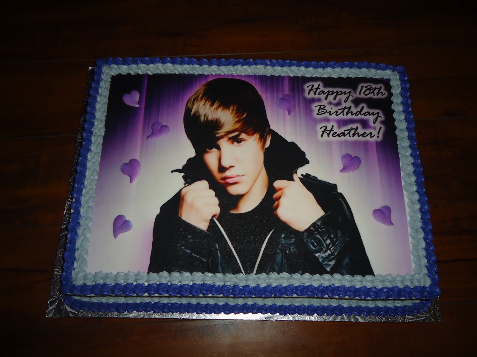 Justin Bieber Birthday Cake