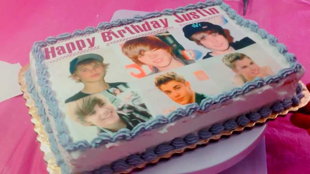 Justin Bieber Birthday Cake