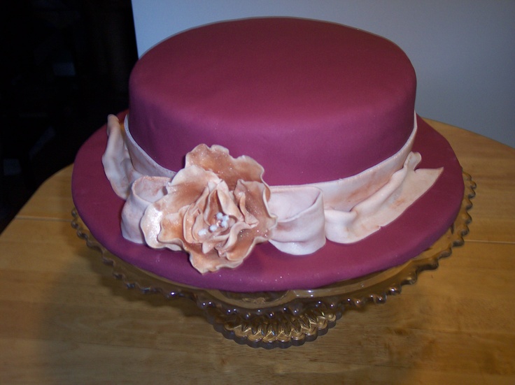 Kentucky Derby Hat Cake