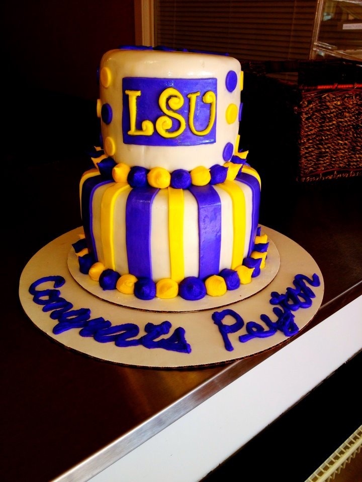 LSU Graduation Cake