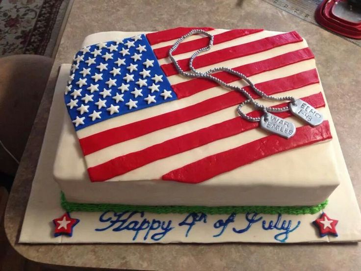 Patriotic Sheet Cake Ideas