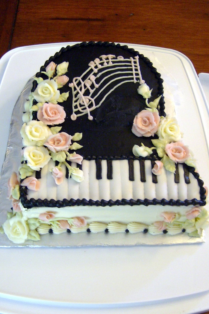 Piano Birthday Cake