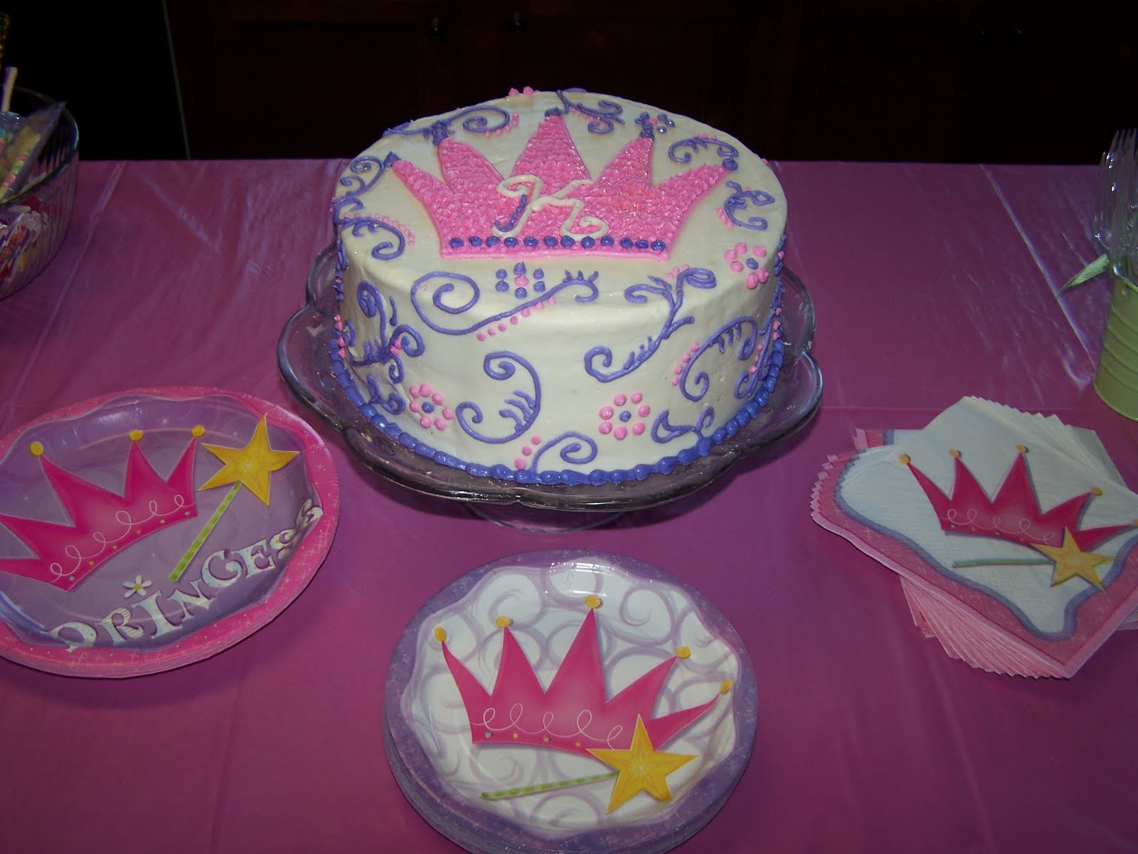 Princess Crown Sheet Cake