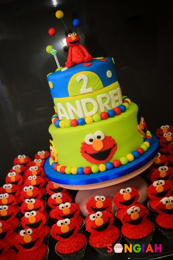 Sesame Street 1st Birthday Cake