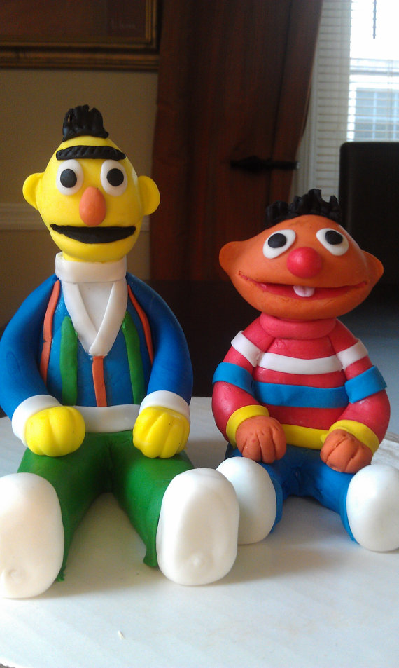 Sesame Street Fondant Cake Toppers