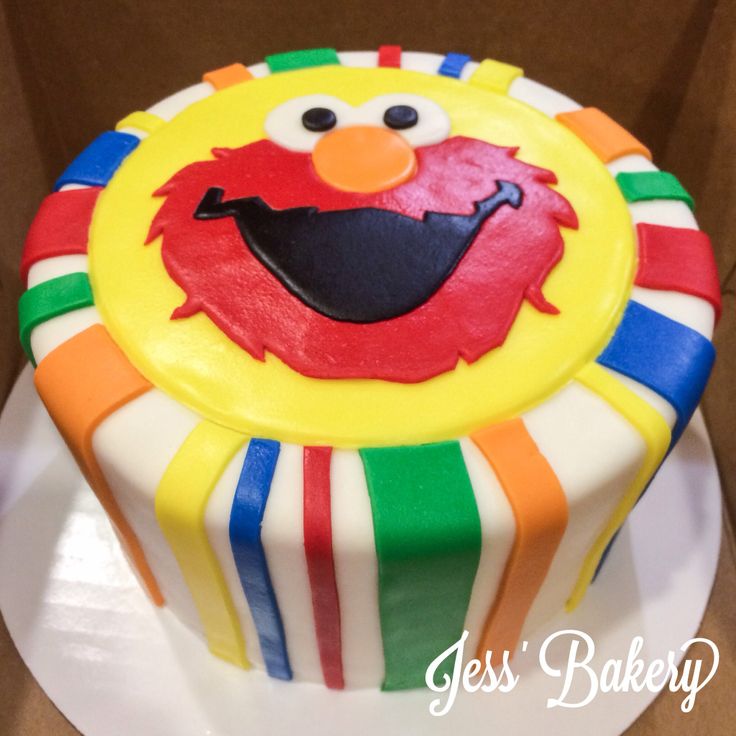 Sesame Street Fondant Cake