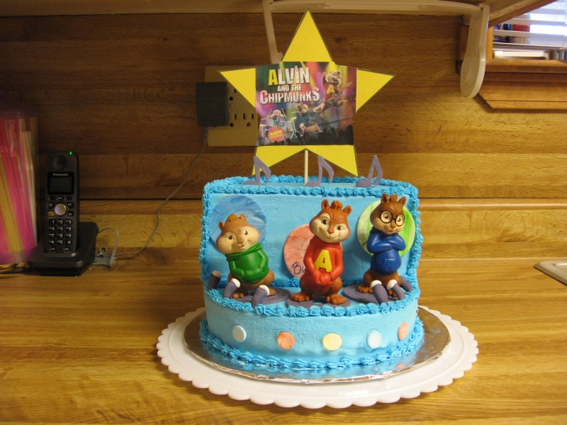 8 Alvin And The Chipmunks Bday Cakes Photo Alvin And Chipmunks