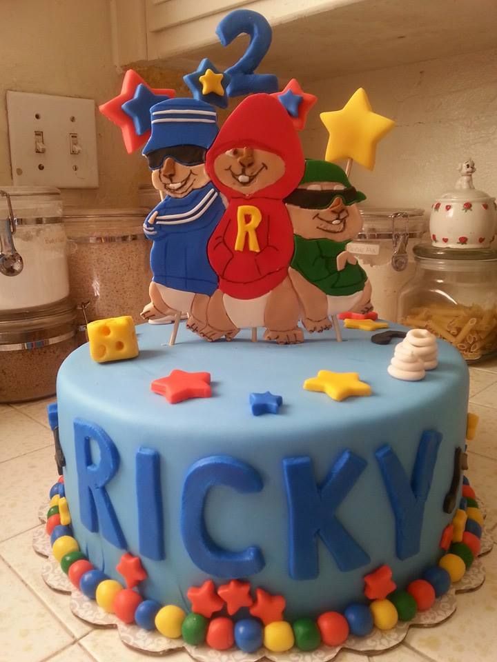 Ccizoepoetry Birthday Cake Alvin And The Chipmunks Birthday Cake