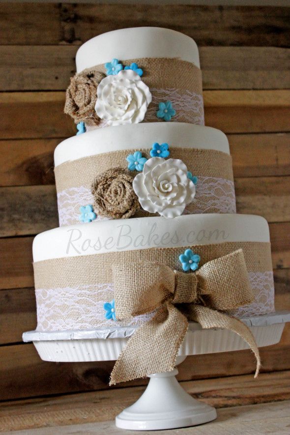 13 Country Looking Decorated Cakes Photo Rustic Country Wedding