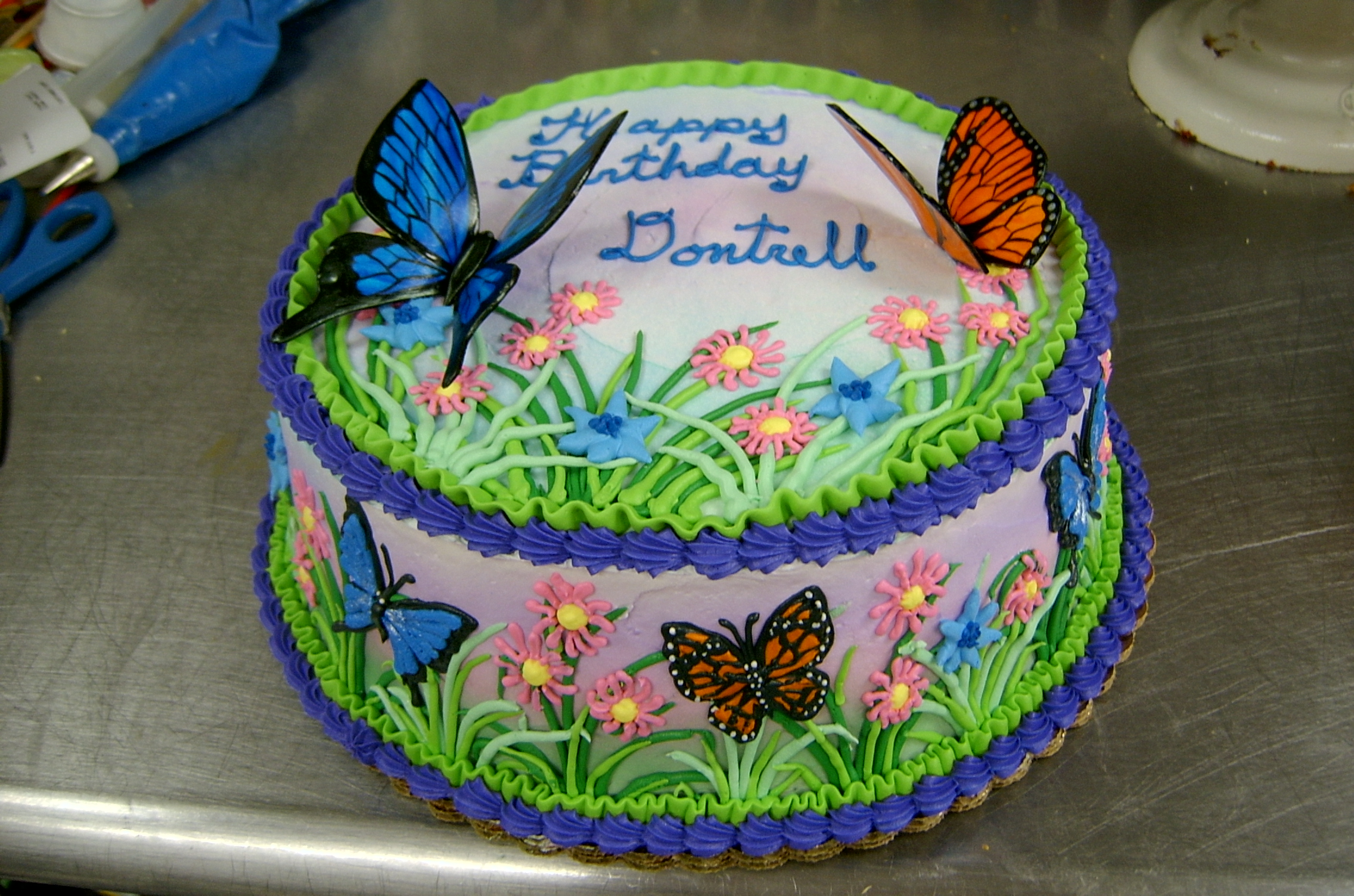 Butterflies Birthday Cake Ideas