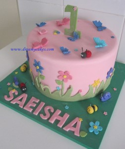 Butterfly Sheet Cake