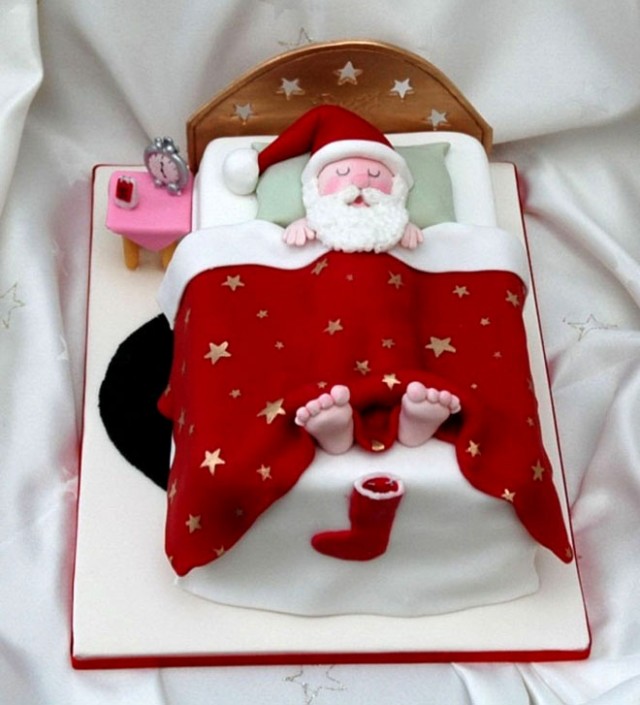 Christmas Cake Decoration Idea