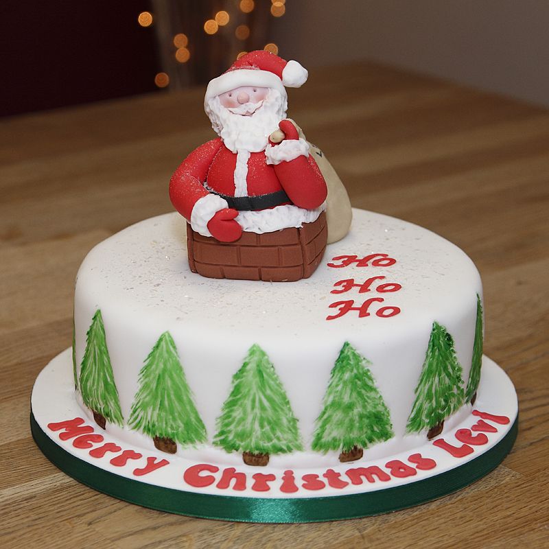 8 Fun Christmas Fondant Cakes Photo - Christmas Fondant Cake Ideas ...