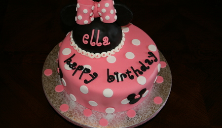 Cooking a Cake in Minnie Mouse