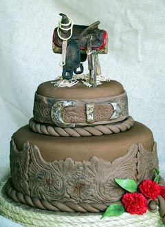 Country Western Wedding Cakes